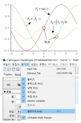 グラフとインターフェース画像